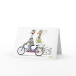 Just married greeting card