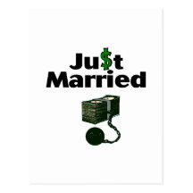 Just Married (Cash) Post Cards