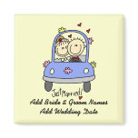 Just Married Customizable Magnet