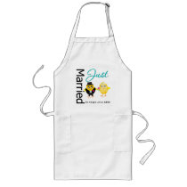 Just Married For As Long As Our Love Shall Last Aprons