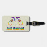 Just Married Gay Men Travel Bag Tags