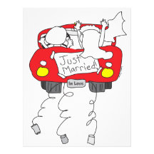 Just Married Gifts and Apparel Custom Letterhead