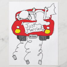 Just Married Gifts and Apparel Full Colour Flyer