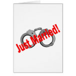 Just Married (Handcuffs) Card