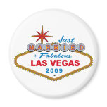 Just Married In Fabulous Las Vegas 2009 magnets