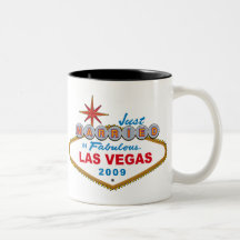 Just Married In Fabulous Las Vegas 2009 Mugs