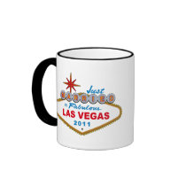 Just Married In Fabulous Las Vegas 2011 Coffee Mugs