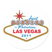Just Married In Fabulous Las Vegas 2011