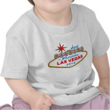Just Married In Fabulous Las Vegas 2012 Vegas Sign T-shirts