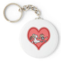 just married keychains