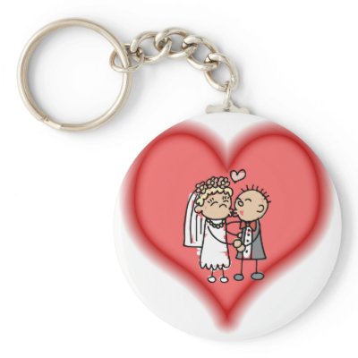 just married key chain by shopaholicchick