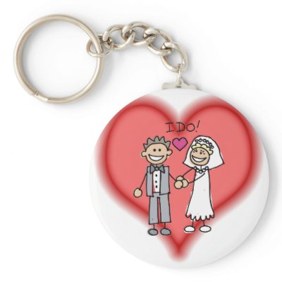 just married keychains by shopaholicchick