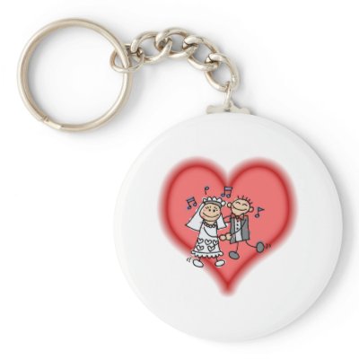 just married key chain by shopaholicchick