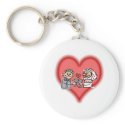 just married keychains