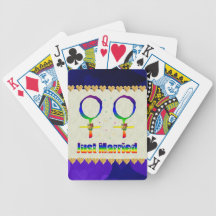 Just Married Lesbians Deck Of Cards