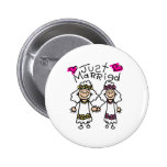 Just Married Lesbians Pinback Buttons