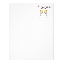 Just Married Letterhead Template