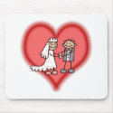 just married mousepads