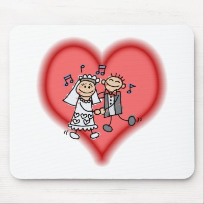 just married mouse pads by shopaholicchick