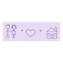 Just Married New Address Card Business Cards