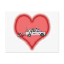just married postcards
