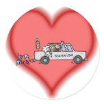 just married stickers