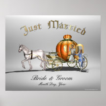 Just Married - Storybook - Sign Print