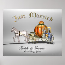 Just Married - Storybook - Sign Print