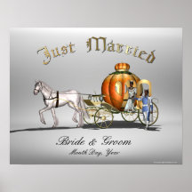 Just Married - Storybook - Sign Print