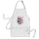 Just Married Teddy Bear Wedding Couple Apron