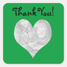 Just married thank you stickers