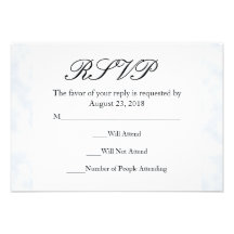 Just Married, Two Gold Bands/Clouds Personalized Invitations