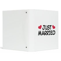 Just Married Wedding binders
