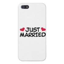 Just Married Wedding iphone cases