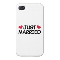 Just Married Wedding iphone cases
