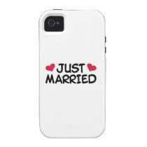 Just Married Wedding casemate cases