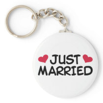 Just Married Wedding keychains