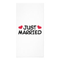 Just Married Wedding photo cards