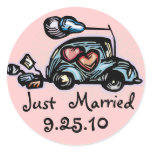 Just Married Wedding Stickers