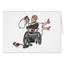 Just Married (Wheelchair) Card
