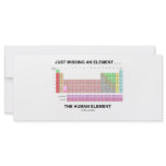 Just Missing An Element ... The Human Element rack cards