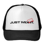 Just Mix It Black Txt Hat