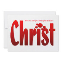 Just One Drop - Romans 5:8,9 Personalized Invitation