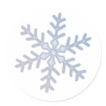 Just One Flake Round Sticker