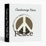 Just Peace T-shirts and Gifts Vinyl Binders
