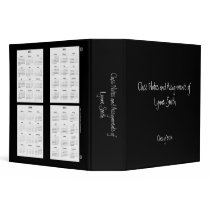 Just Plain Black Class Notes, Personalized