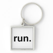 Just Run Key Chain