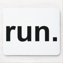 Just Run Mouse Pad