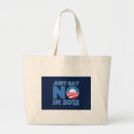 Just Say NO In 2012 Canvas Bag