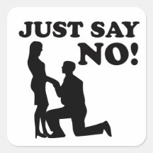 Just say no stickers